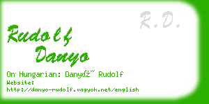 rudolf danyo business card